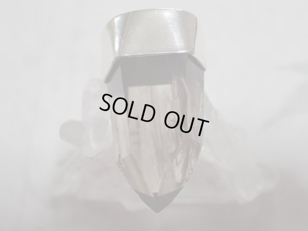 画像19: Ｐｒｅｍｉｕｍ　スモーキークォーツ　エレスチャル　遊色入り　層模様入り