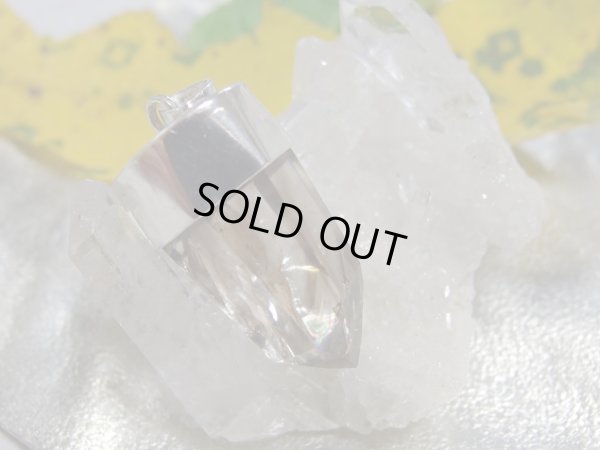 画像12: Ｐｒｅｍｉｕｍ　スモーキークォーツ　エレスチャル　遊色入り　層模様入り