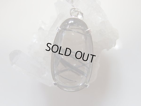 画像11: Ｐｒｅｍｉｕｍ　ブラックルチル　イン　クォーツ　「太芯ブラックルチル」オリジナルトップ　