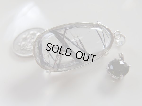 画像10: Ｐｒｅｍｉｕｍ　ブラックルチル　イン　クォーツ　「太芯ブラックルチル」オリジナルトップ　