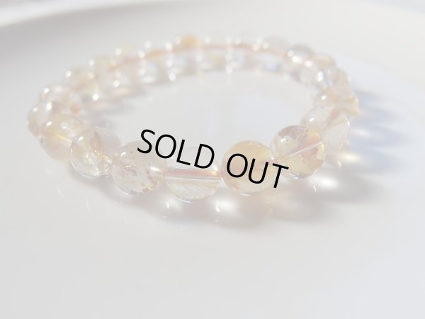 画像11: ミネラルの神秘　　天然オーロラクォーツ　マーカサイト入り　９〜９．５ミリ弱　特選特価