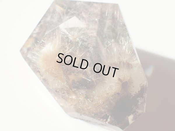 画像14: ＰＲＥＭＩＵＭ　ＯＦ　ＢＥＳＴ　王のフラワールチル乱舞と希少ガーデン水晶結晶の貫入入り　水晶磨き石