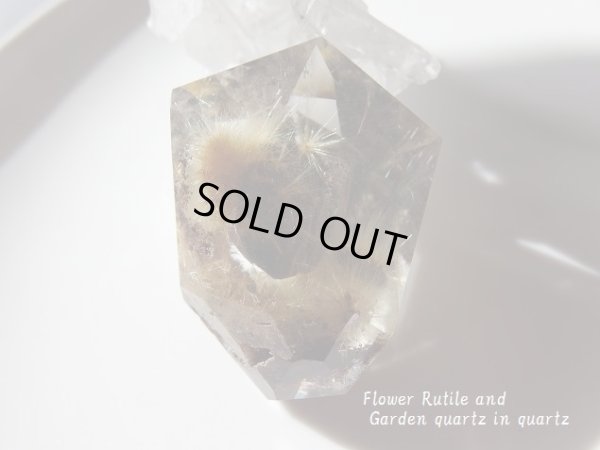 画像7: ＰＲＥＭＩＵＭ　ＯＦ　ＢＥＳＴ　王のフラワールチル乱舞と希少ガーデン水晶結晶の貫入入り　水晶磨き石