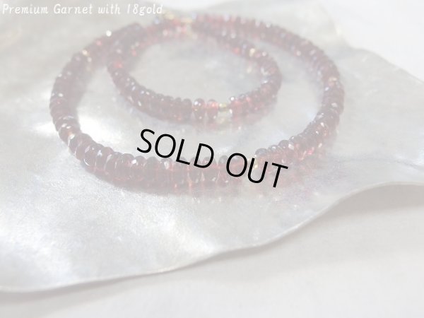 画像5: Premium 貴族のガーネットネックレス　１８金仕様　