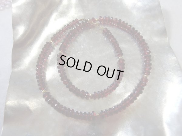 画像10: Premium 貴族のガーネットネックレス　１８金仕様　