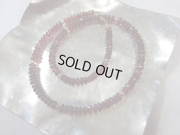 画像7: Premium 貴族のガーネットネックレス　１８金仕様　