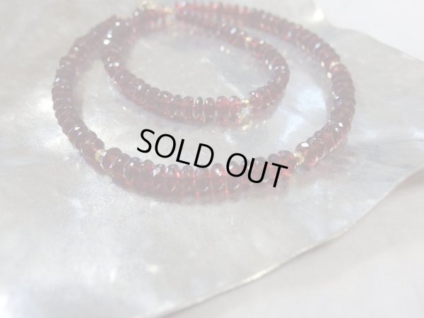 画像9: Premium 貴族のガーネットネックレス　１８金仕様　