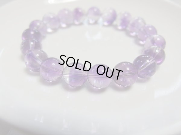 画像8: 神秘のＰｒｅｍｉｕｍ　アメジストエレスチャル　10ミリ玉　贅沢蓮ブレス　