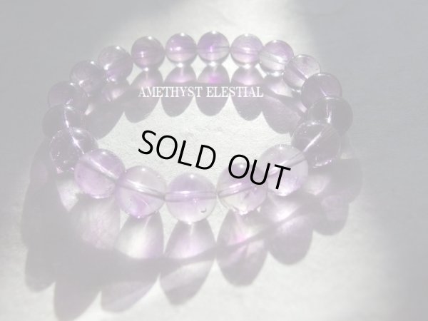 画像6: 神秘のＰｒｅｍｉｕｍ　アメジストエレスチャル　10ミリ玉　贅沢蓮ブレス　