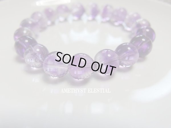 画像5: 神秘のＰｒｅｍｉｕｍ　アメジストエレスチャル　10ミリ玉　贅沢蓮ブレス　