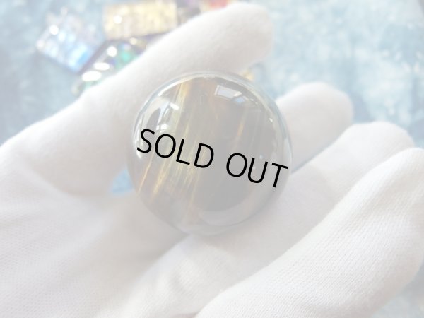 画像5: Ｐｒｅｍｉｕｍ　タイガーアイ　スフィア　４０ミリ玉