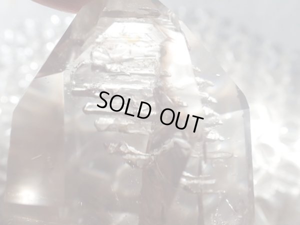 画像5: Premium 天然結晶磨き石　エレスチャル型　クォーツインクォーツ　強レインボー入り