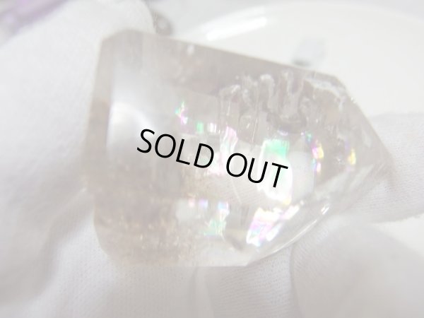 画像7: Premium 天然結晶磨き石　エレスチャル型　クォーツインクォーツ　強レインボー入り