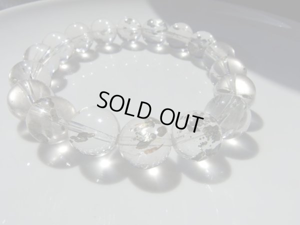 画像11: Premium　パイライトインクォーツ　１２〜12.4ミリ玉　特価