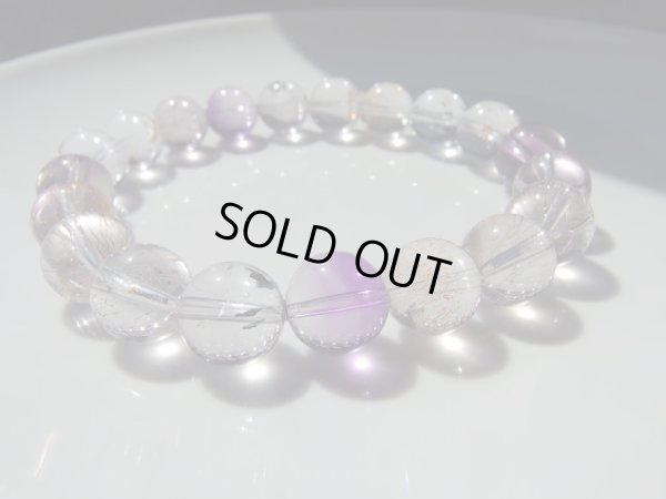 画像8: 特選美　アメジストエレスチャル&ゲーサイト&レピドクロサイト入り水晶　（スーパーセブン）特価