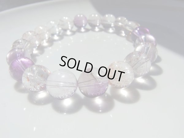 画像5: 特選美　アメジストエレスチャル&ゲーサイト&レピドクロサイト入り水晶　（スーパーセブン）特価