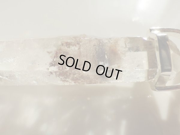 画像12: あ〜美しき神秘のプラチナルチル入り天然両剣水晶　オリジナルペンダントトップ