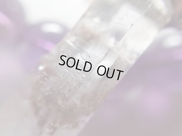 画像17: あ〜美しき神秘のプラチナルチル入り天然両剣水晶　オリジナルペンダントトップ