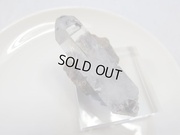 画像2: 特選美　　希少　四川産母岩付き水晶結晶　遊色入り