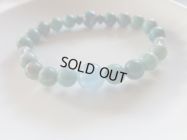 画像7: クォンタムクワトロシリカとアクアとクリソコラとラブラドのワイルド&ビューティー大地と繋がる天空ブレス