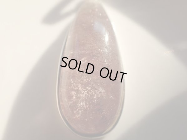 画像7: 　red goethite in quartz sv pendant　銀製スライド式　チェーン付