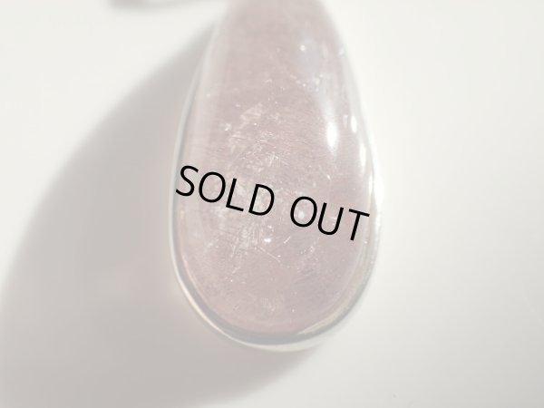 画像16: 　red goethite in quartz sv pendant　銀製スライド式　チェーン付