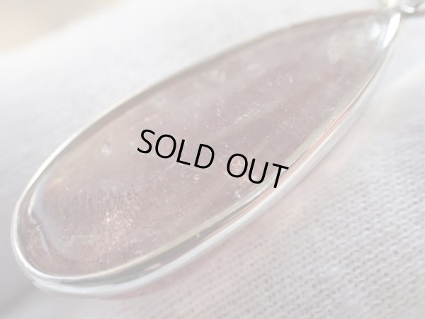 画像15: 　red goethite in quartz sv pendant　銀製スライド式　チェーン付