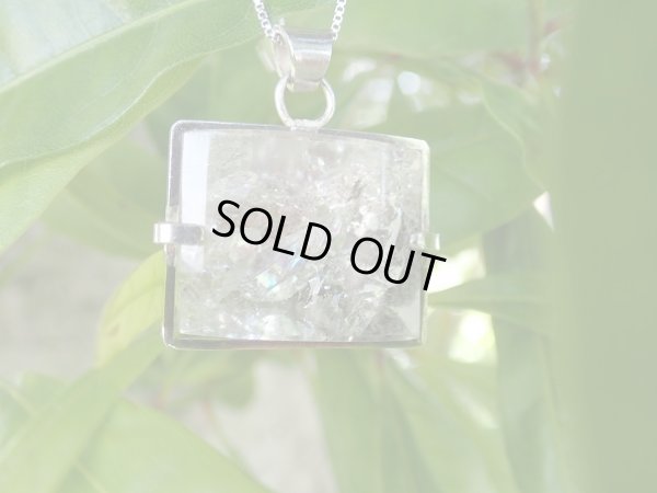 画像18: Premium　 quartz and garden in quartz  with rainbow　〜 original pendant  特価