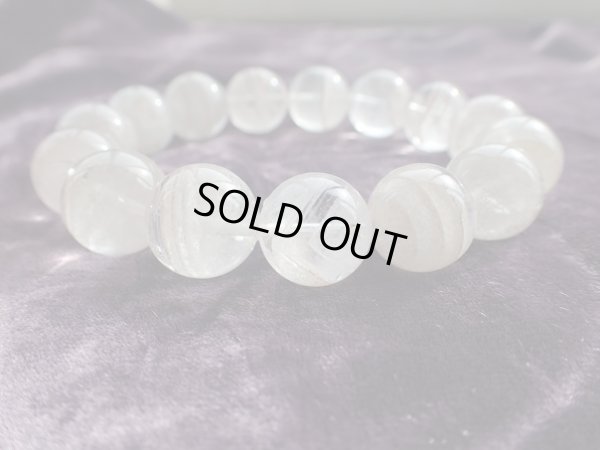 画像9: 特選　層状　水晶　１４~１５ミリ弱　（平均　１４．５ミリ玉）特価