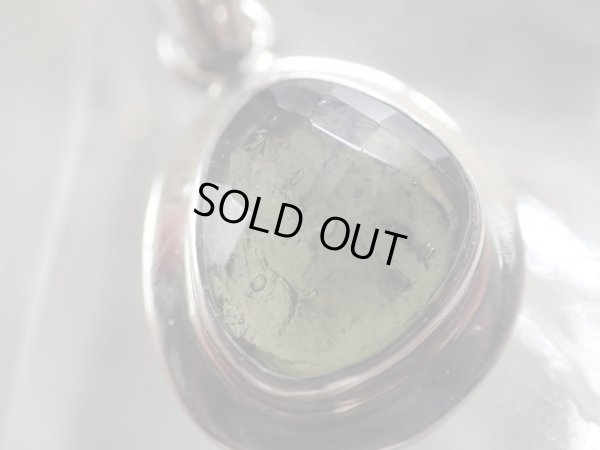 画像9: モルダの雫　スライド式銀製チェーン付　ペンダント型ネックレス　銀製　特価