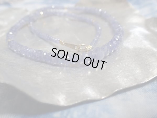 画像6: タンザナイト　ボタンカット　１８金製ネックレス　特価