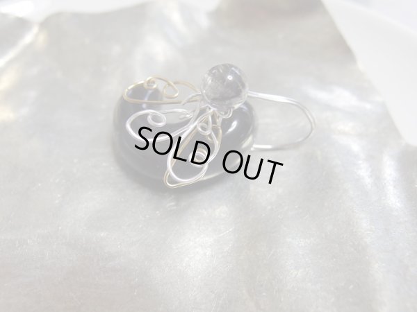 画像5: 天然モリオン勾玉　オリジナルペンダントトップ　ブラックルチルエンジェル　