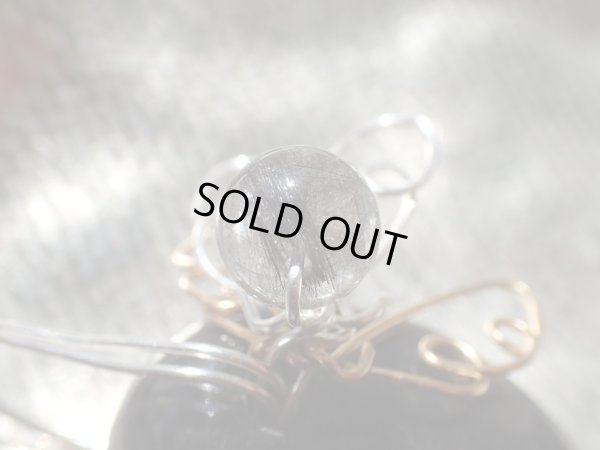 画像6: 天然モリオン勾玉　オリジナルペンダントトップ　ブラックルチルエンジェル　