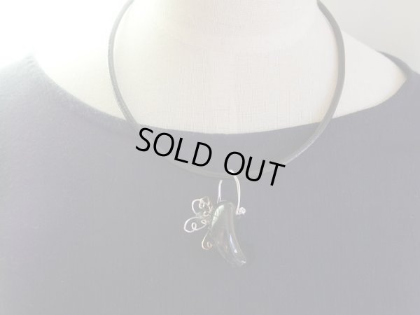 画像11: 天然モリオン勾玉　オリジナルペンダントトップ　ブラックルチルエンジェル　