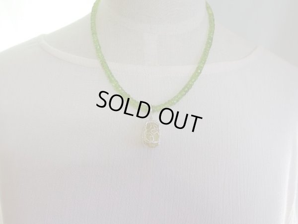 画像18: あ〜贅沢　美しき　オリジナル極上グリーンアパタイトペンダント　ペリドットネックレス