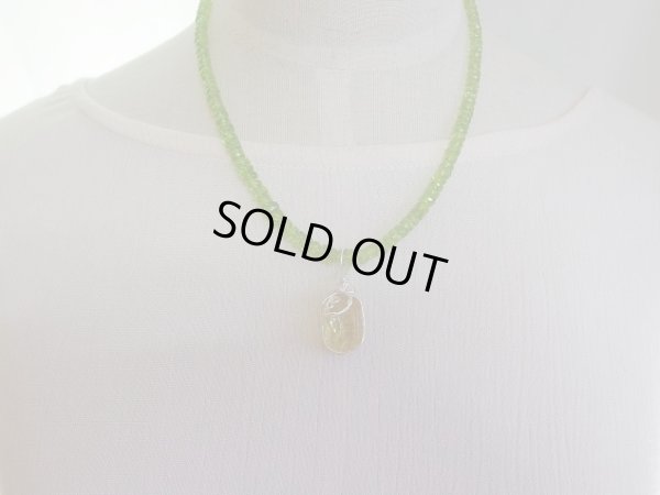 画像19: あ〜贅沢　美しき　オリジナル極上グリーンアパタイトペンダント　ペリドットネックレス