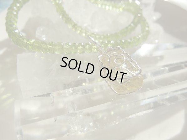 画像9: あ〜贅沢　美しき　オリジナル極上グリーンアパタイトペンダント　ペリドットネックレス