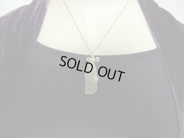 画像3: グリーンファントム天然結晶　アーティスティックワイヤ　ペンダントトップ　