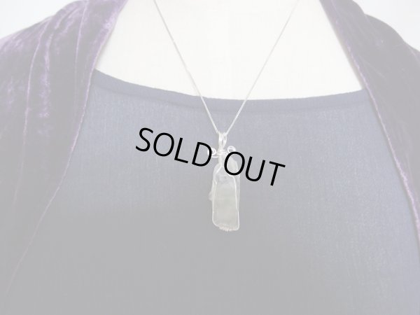 画像6: グリーンファントム天然結晶　アーティスティックワイヤ　ペンダントトップ　