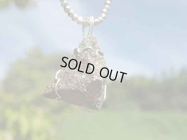 画像11: Chalcopyrite オリジナルワイヤペンダントトップ　「stardust」　II