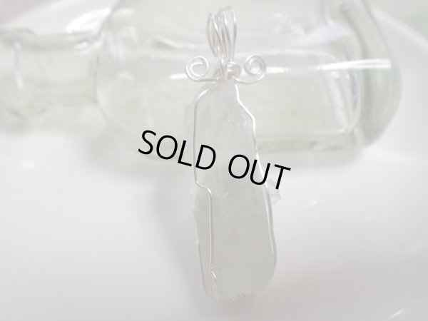 画像7: グリーンファントム天然結晶　アーティスティックワイヤ　ペンダントトップ　