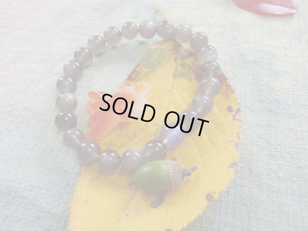 画像7: Ｐｒｅｍｉｕｍ　black grey moon stone with Labradorite 「ＭＩＤＮＩＧＨＴ　ＢＵＴＴＥＲＦＬＹ」