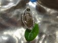 画像17: スペシャルペンダント　希少エピドートインクォーツ天然美結晶とモルダバイトのオリジナルアーティスティックワイヤ.ペンダントトップ