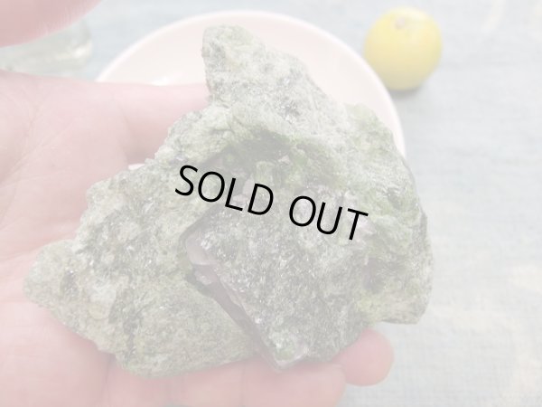 画像4: クロムダイオプサイト結晶原石　