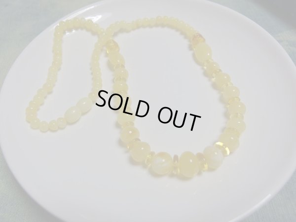 画像3: Premium  バターカラー　アンバーネックレス　II　特価