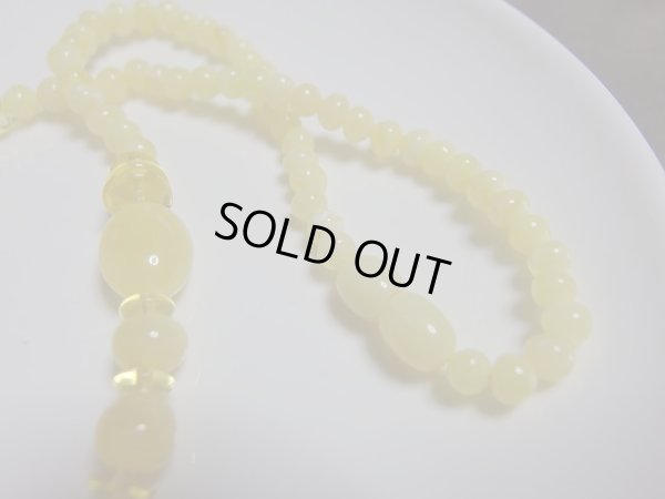 画像4: Premium  バターカラー　アンバーネックレス　特価