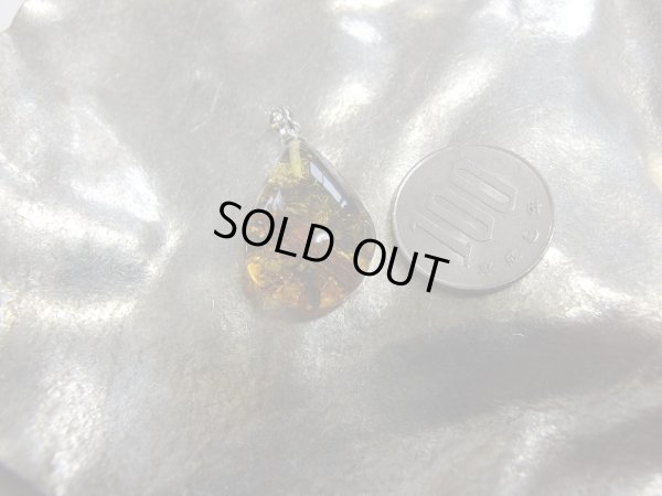 画像13: Premium  裏焼き　ブラックアンバー　III　2連ブラックスピネルネックレス仕様　特価