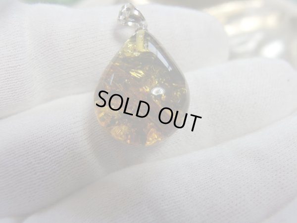 画像8: Premium  裏焼き　ブラックアンバー　III　2連ブラックスピネルネックレス仕様　特価