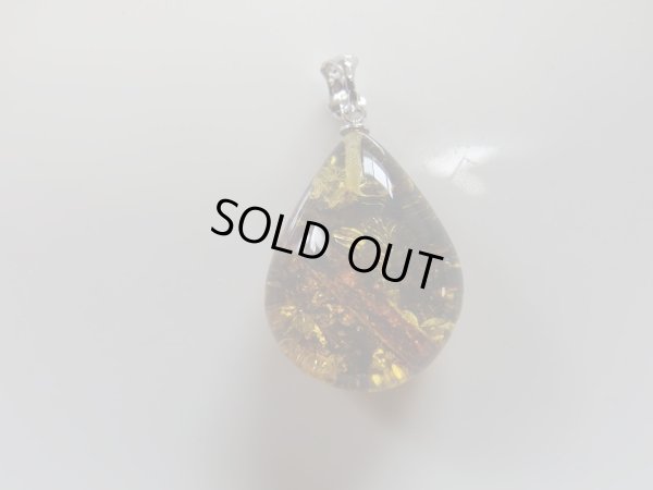 画像7: Premium  裏焼き　ブラックアンバー　III　2連ブラックスピネルネックレス仕様　特価