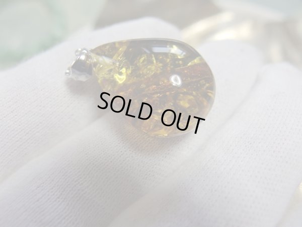 画像9: Premium  裏焼き　ブラックアンバー　III　2連ブラックスピネルネックレス仕様　特価